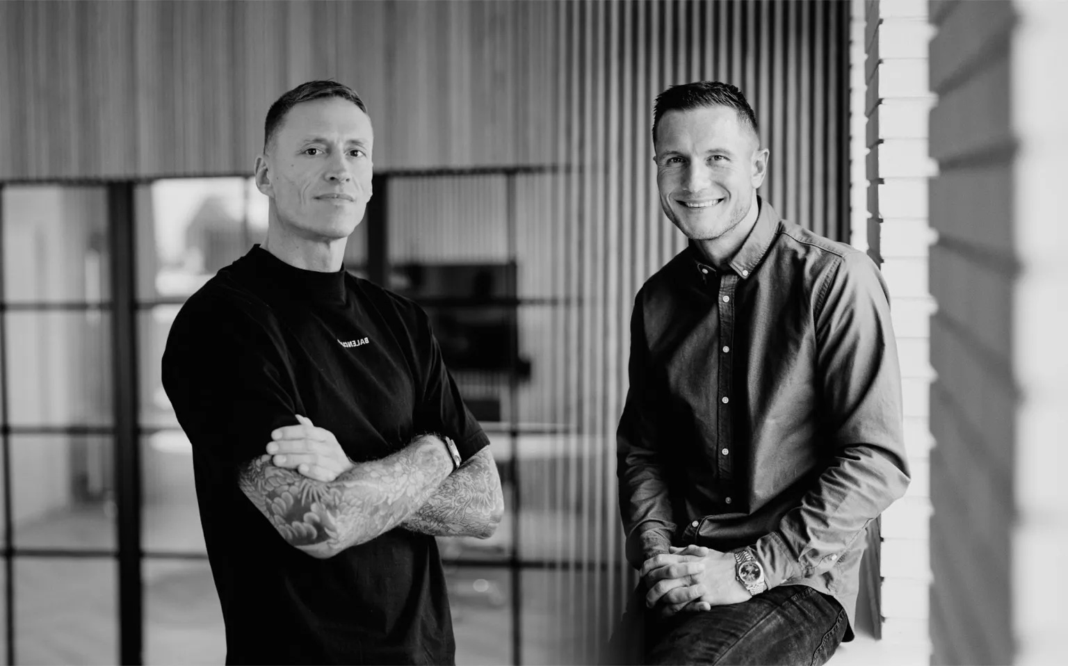 Nick Manhart og Nickolai — partnere og barndomsvenner bag Sengetid.dk