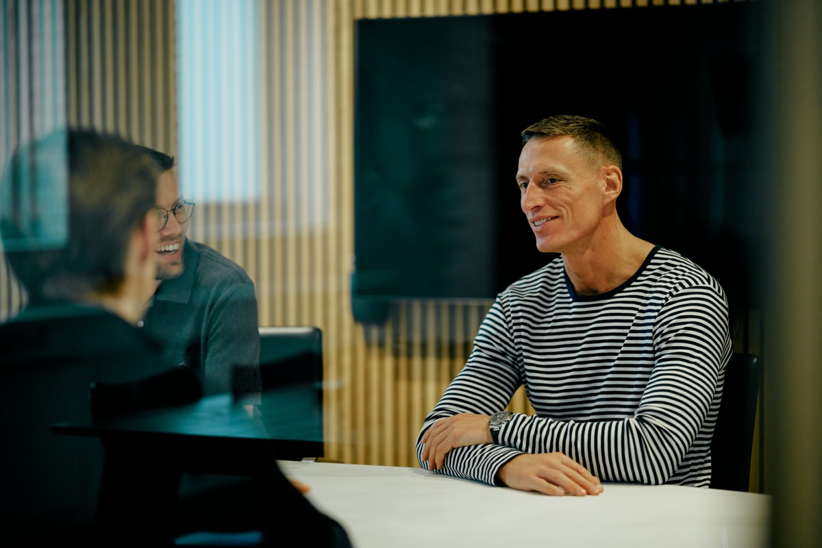 Nick Christensen i møde